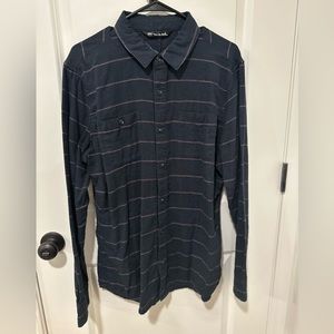 Travis Mathew Striped Button Up - Size Large (L)